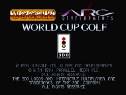 World Cup Golf Title Screen